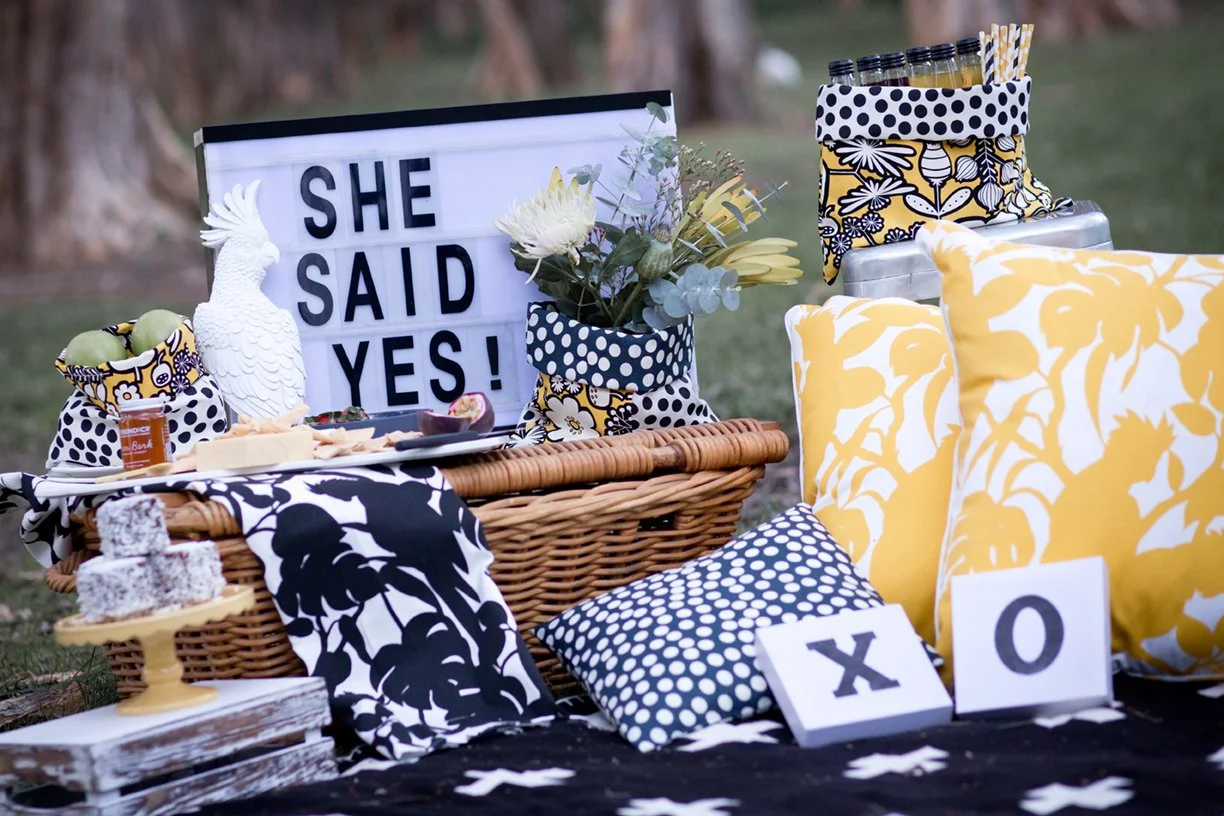  Beautiful Spaces Centennial Park engagement event styling 4 