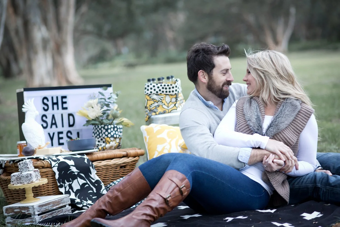  Beautiful Spaces Centennial Park engagement event styling 2 