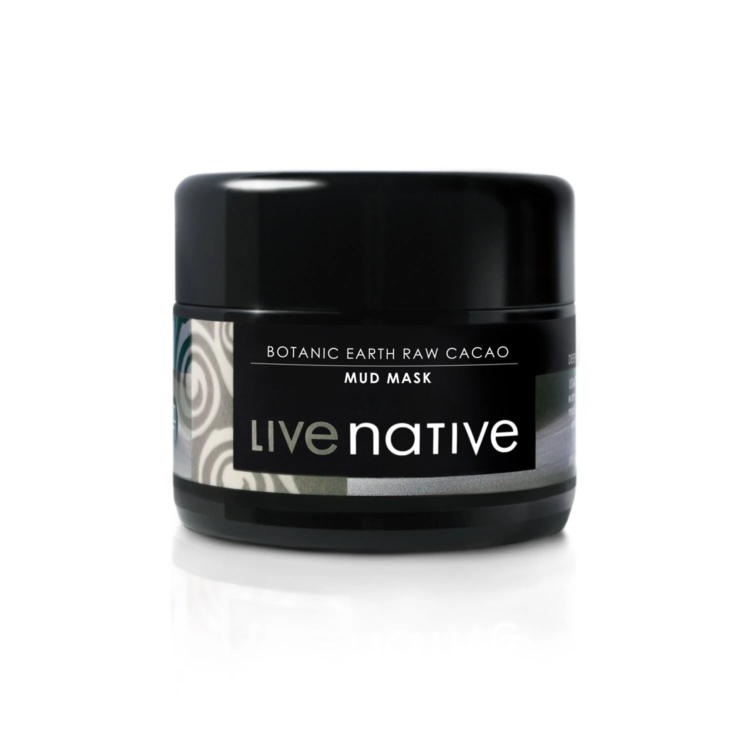 Live Native Botanic Earth Mud Mask With Raw Cacao 23k Gold