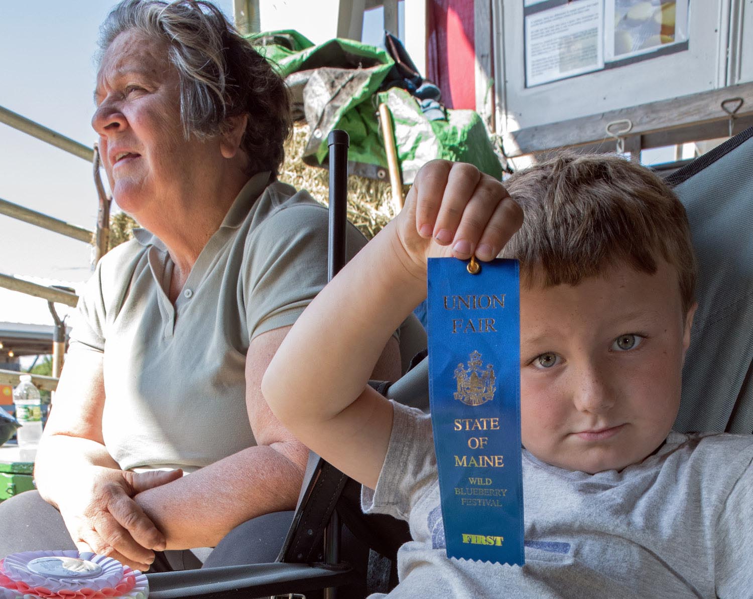 Blue ribbon, Union Fair (Union, Maine)