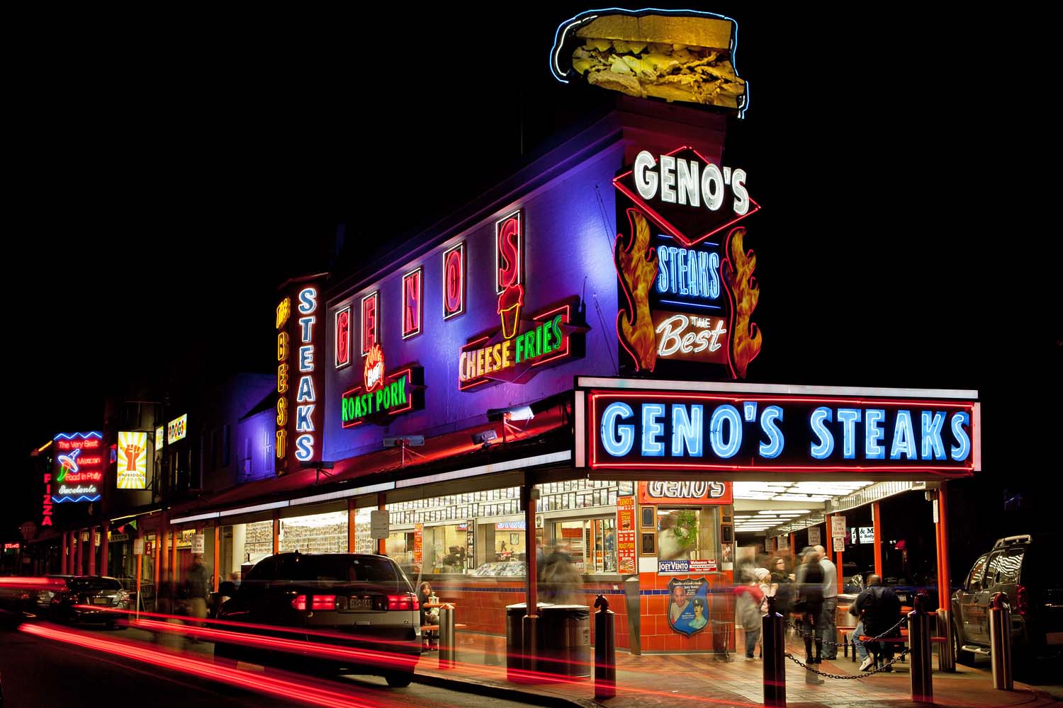 Philly cheesesteaks (Philadelphia, Pennsylvania)