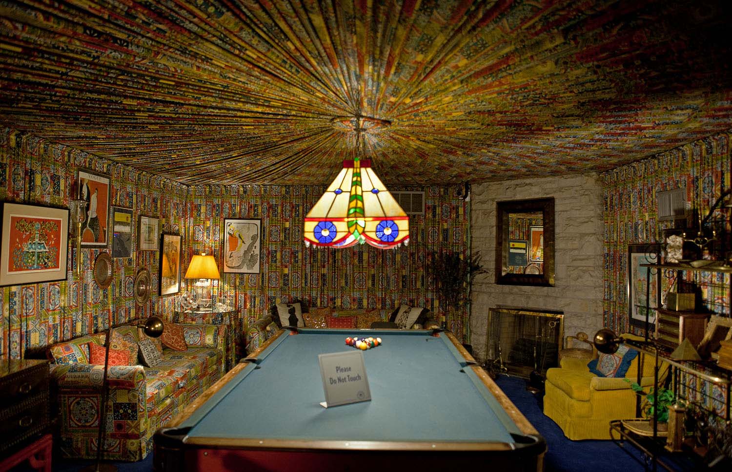 Poolroom at Graceland, Elvis Presley’s mansion (Memphis, Tennessee)