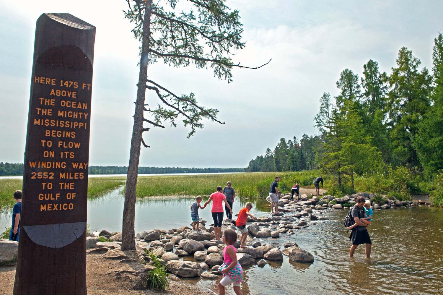Mississippi River headwaters (Itasca State Park, Minnesota)