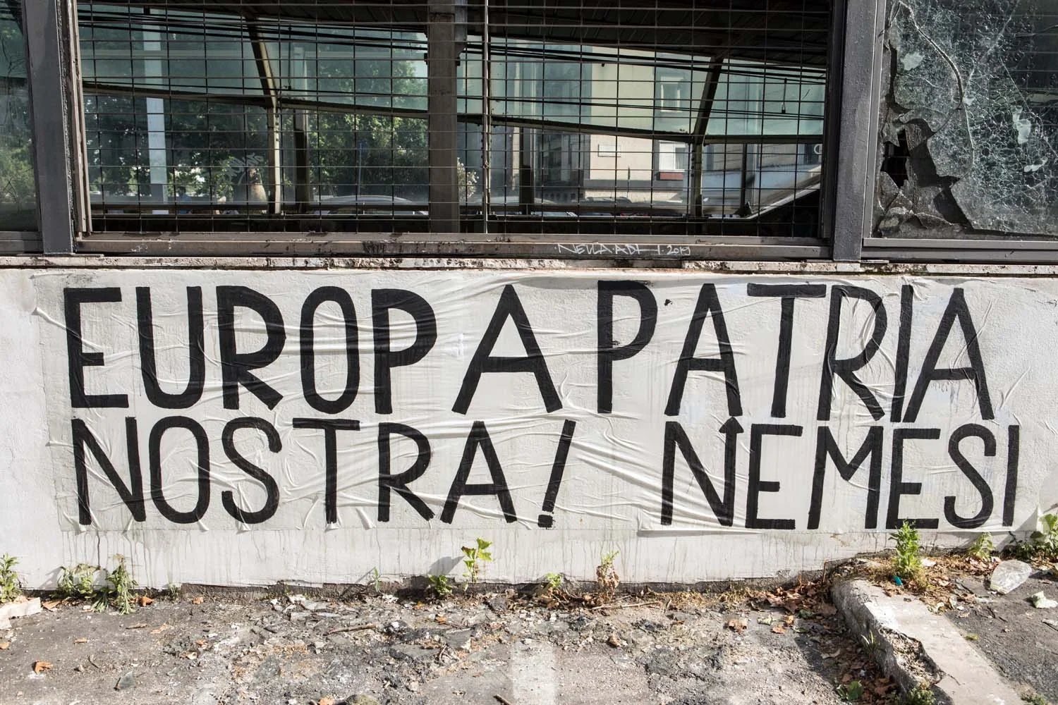 Anti-E.U. banner