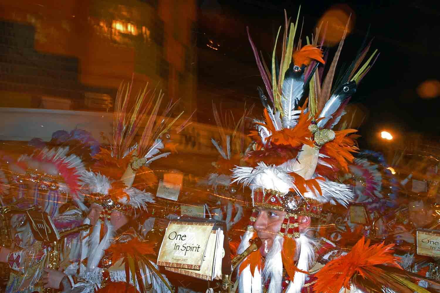 Mummers Parade “after parade” on 2nd Street (Philadelphia, Pennsylvania)