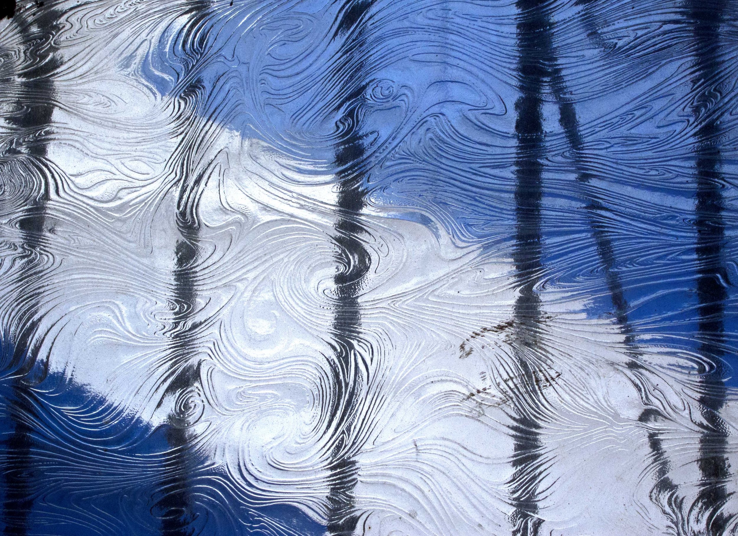 Scottish flag through Bairds Bar window (Glasgow)
