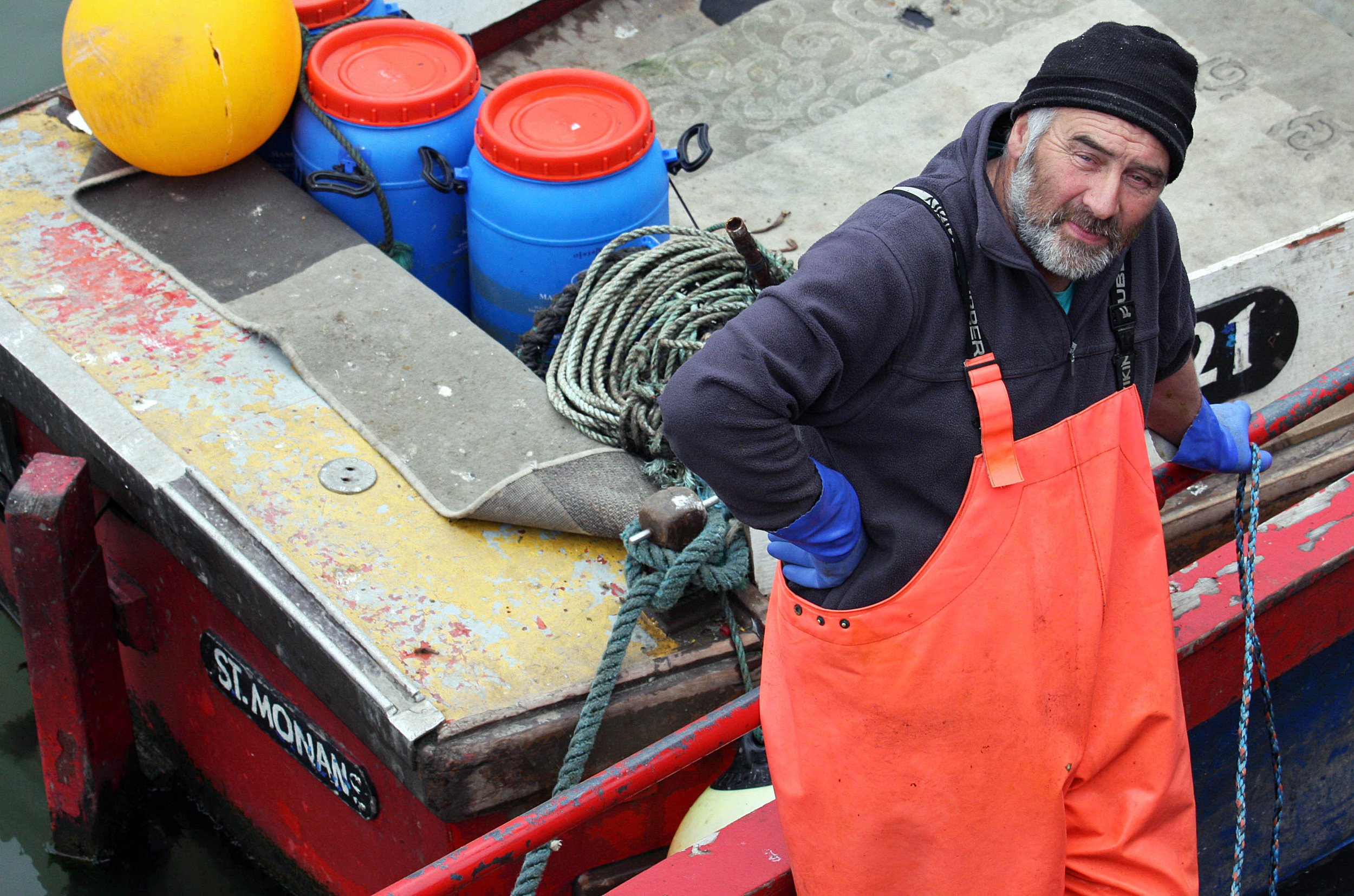 Mike the fisherman in Arbroath