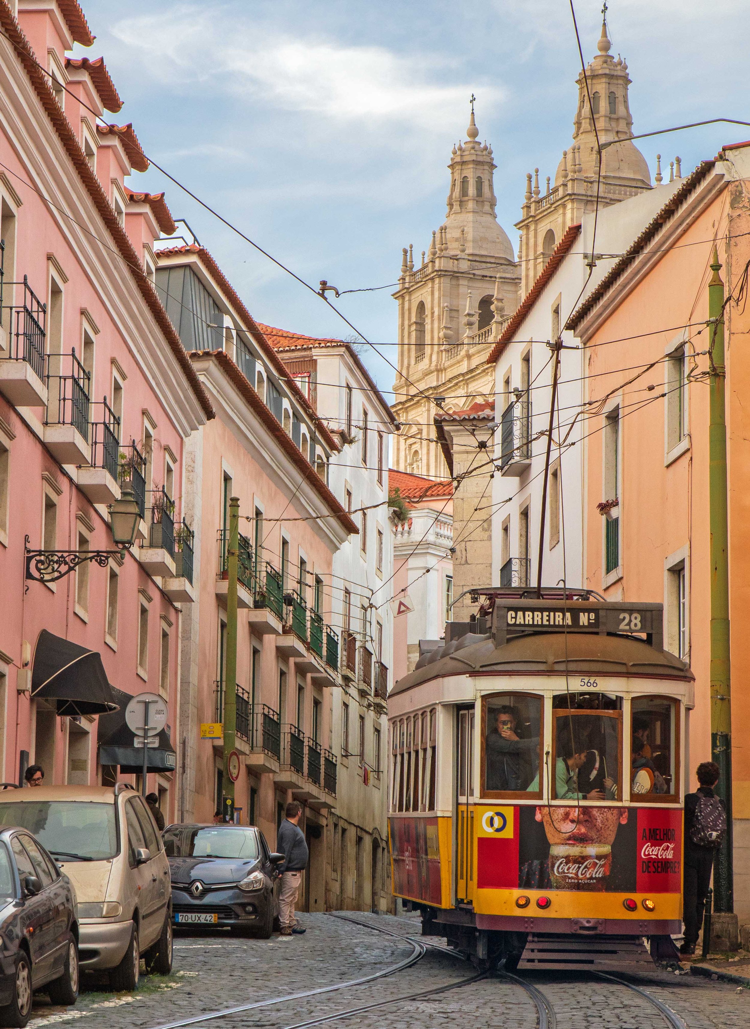 Tram in Alfama
