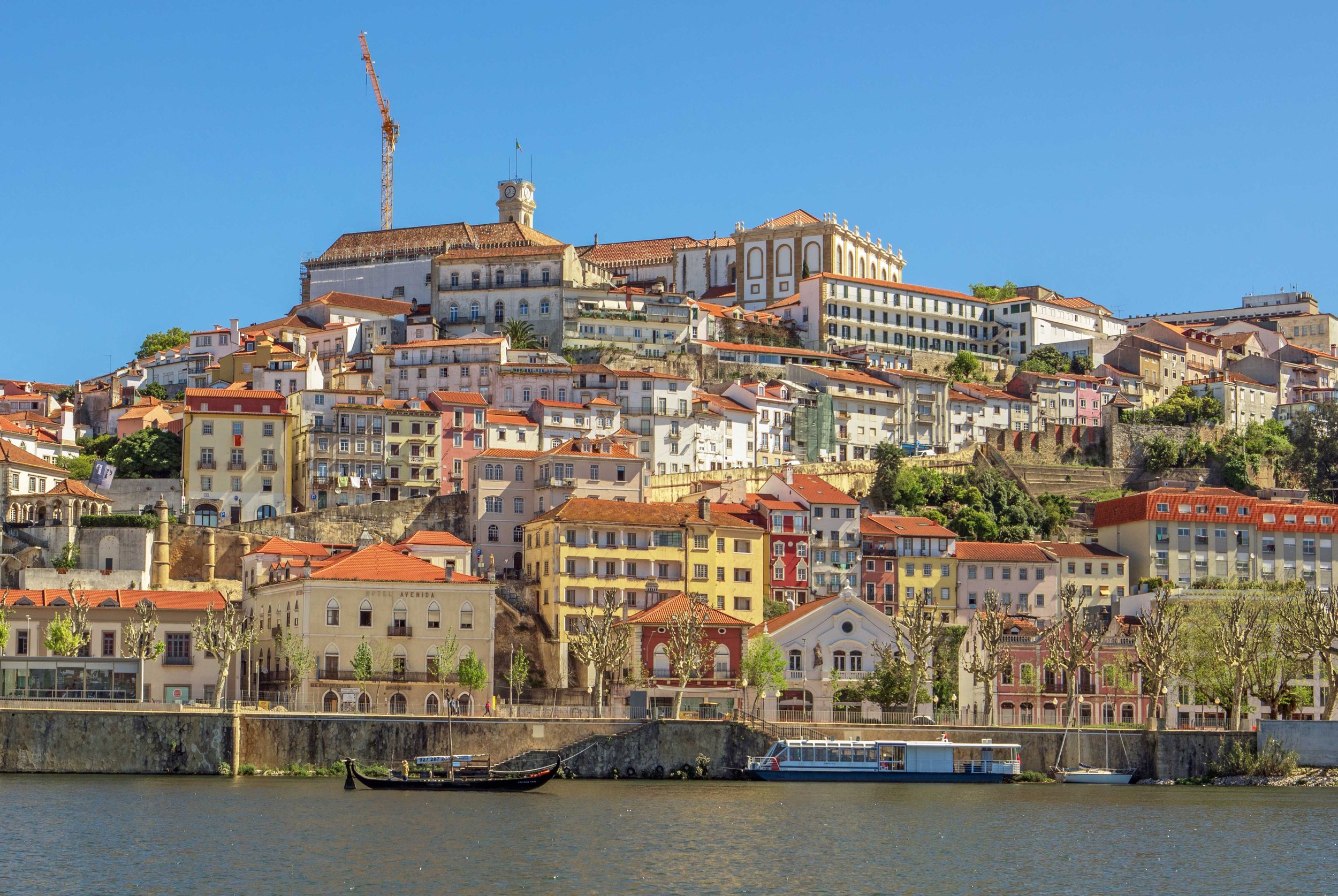 Coimbra in central Portugal. Home to Coimbra University, one of Europe’s oldest, which sits like a crown atop the city center.