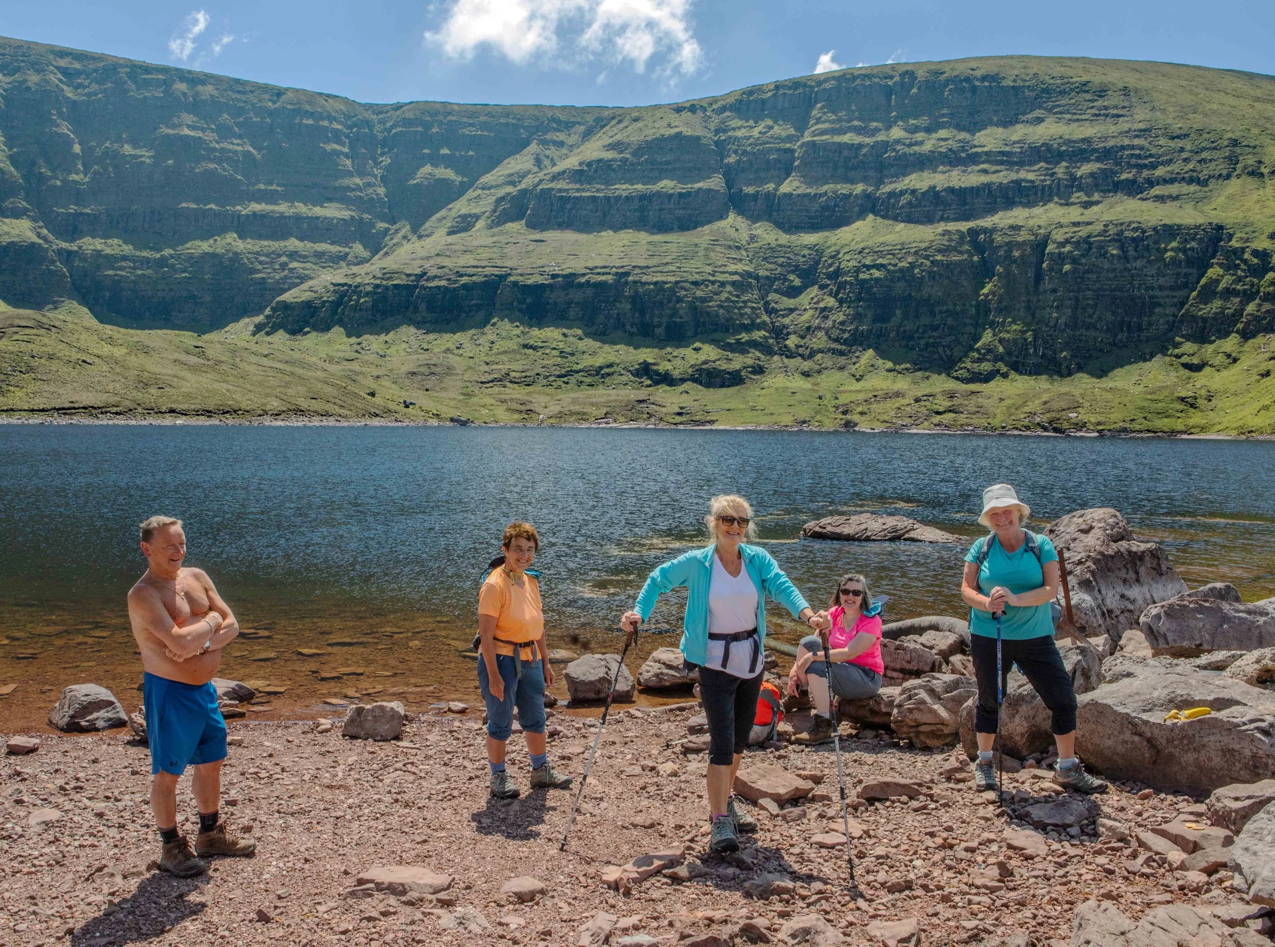 Lake (Lough) Muskry in the Galtee Mountains, Ireland's highest inland mountain range