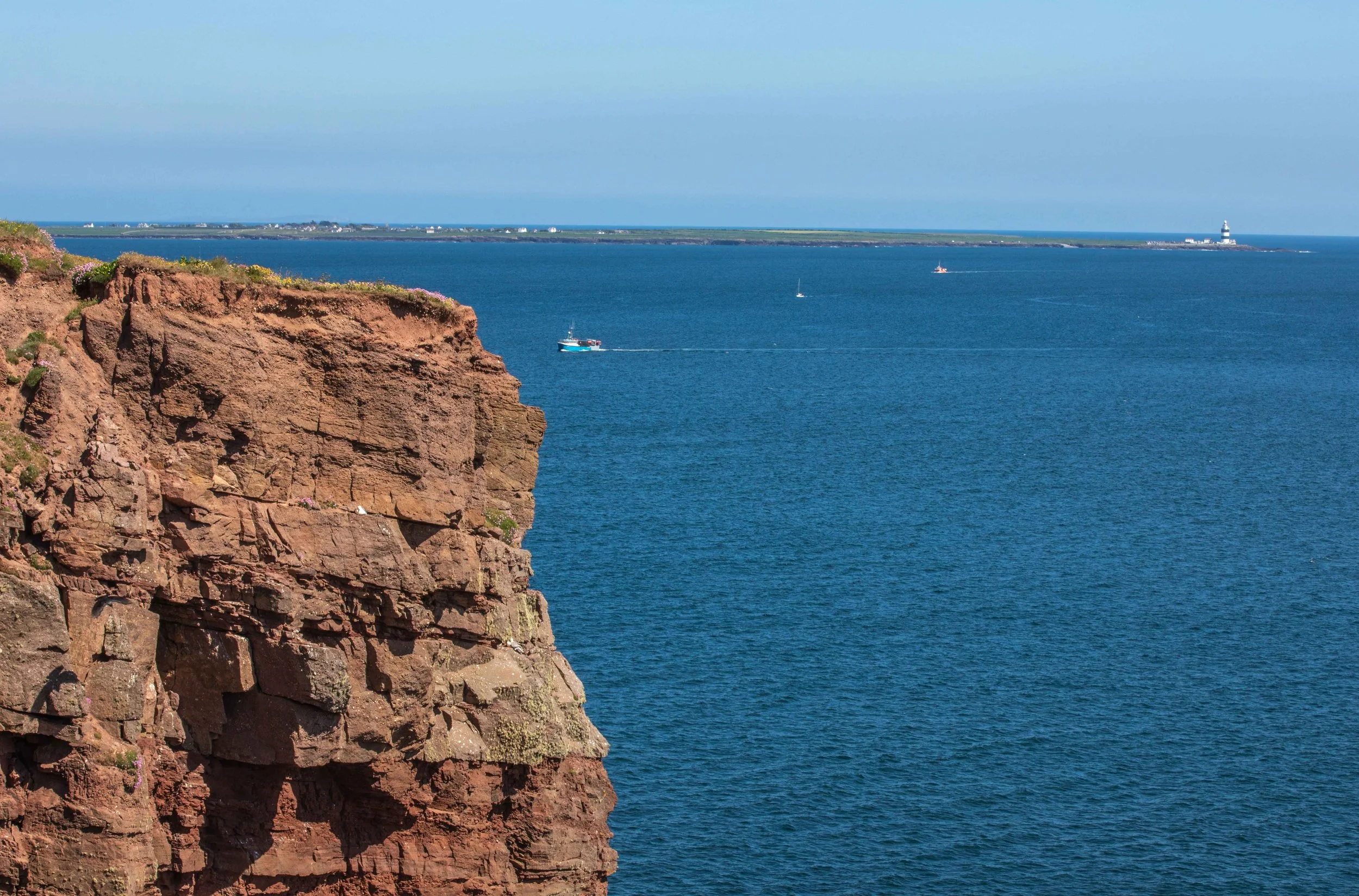 Dunmore East Cliff Walk. On the opposite side of the Waterford Estuary entrance is Hook Lighthouse in County Wexford. At roughly 800 years old it’s touted as the world’s oldest intact, operational lighthouse.