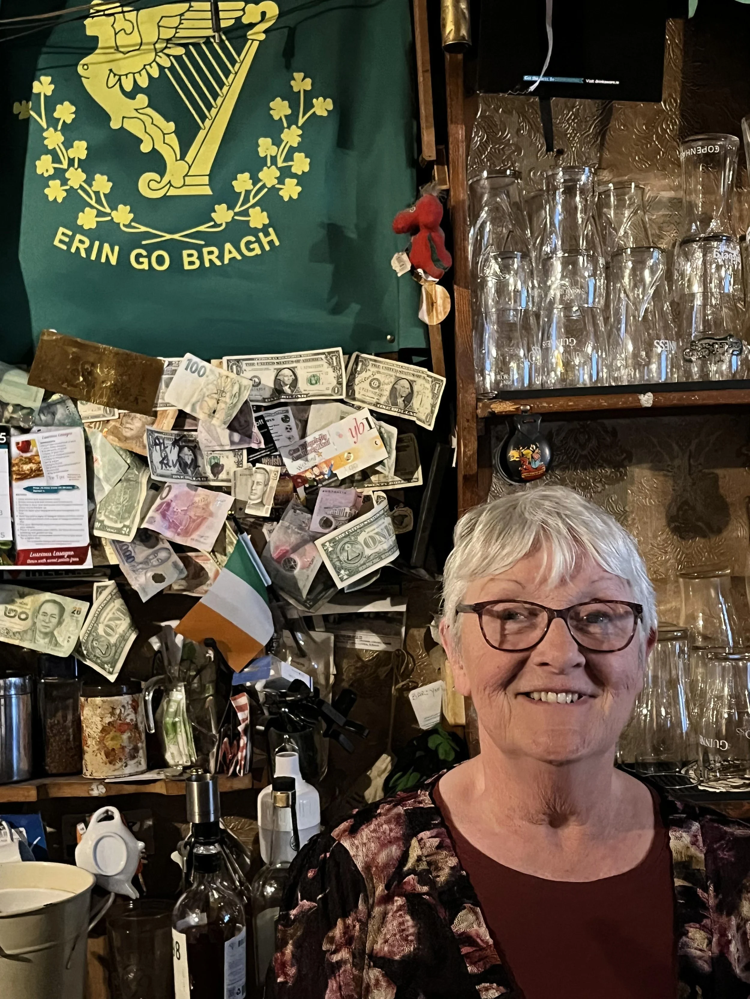 Catherine, owner and barkeep at Mary’s Bar (Wexford)