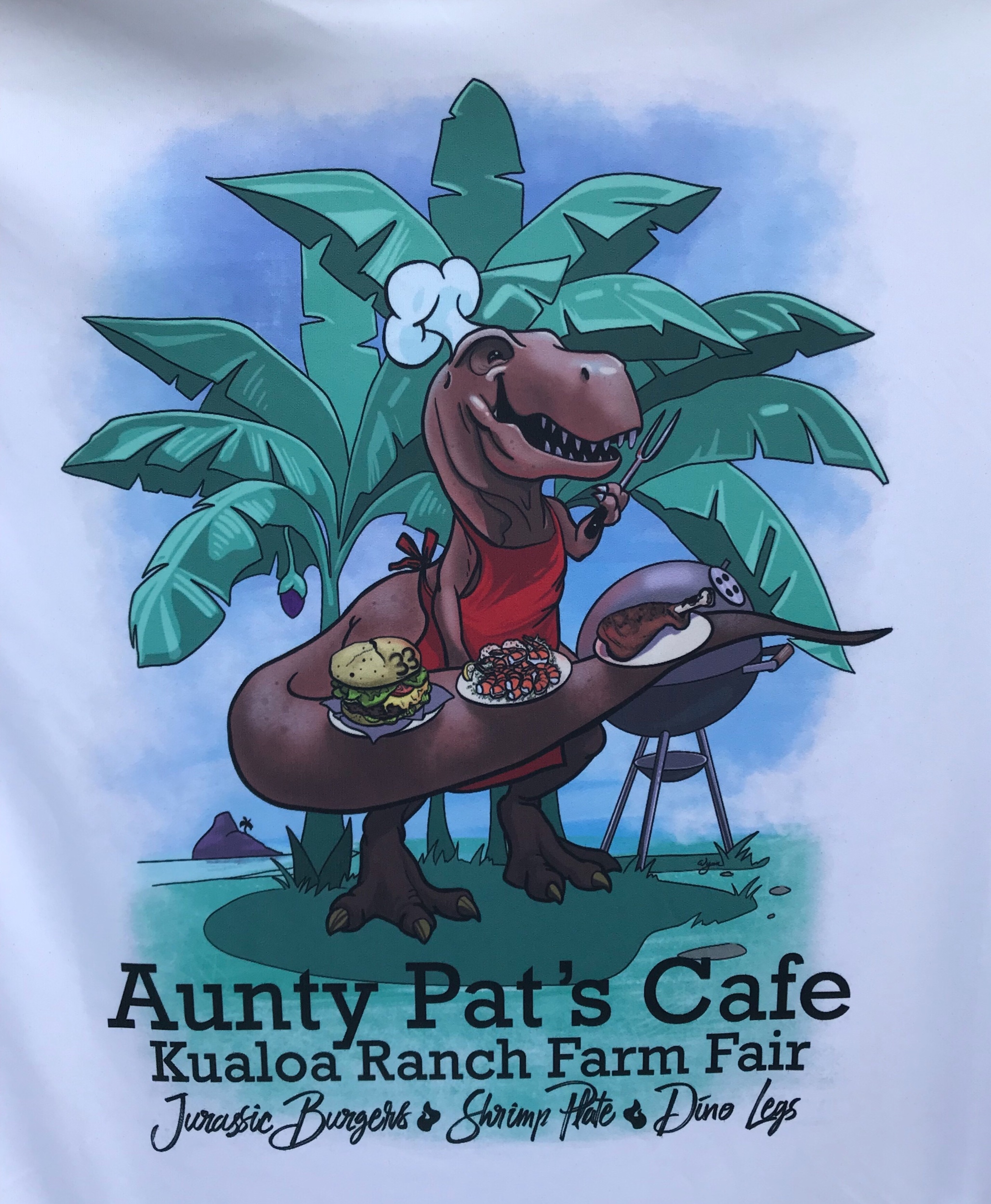 2019 Kualoa Farm Fair t-shirt Design for Food and Beverage.