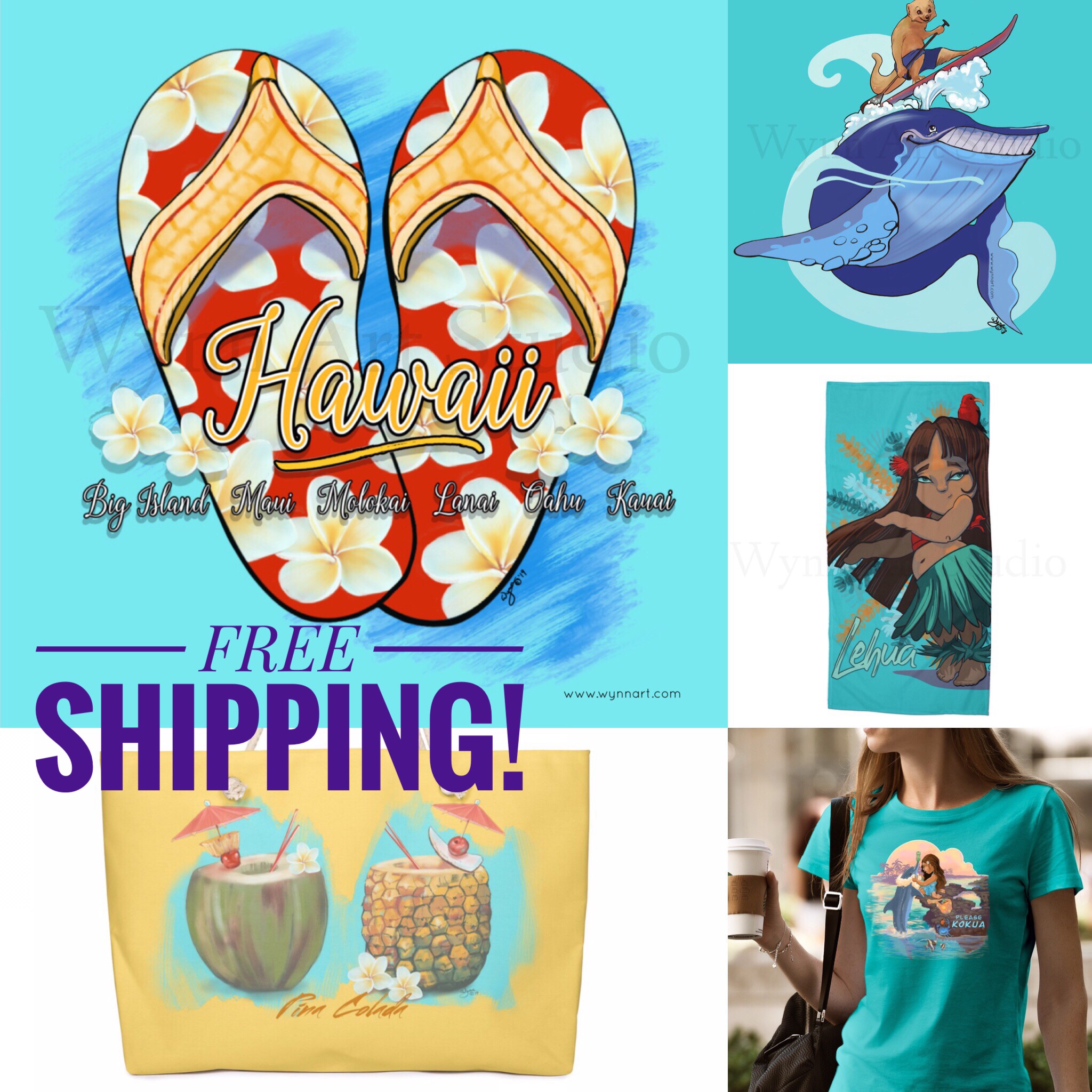 FREE shipping until Aug 11th. Details at wynnart.threadless.com.