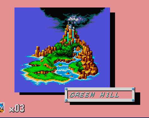 Versão de Sonic para Master System mostra Robotnik instalado em uma zona industrial poluidora.