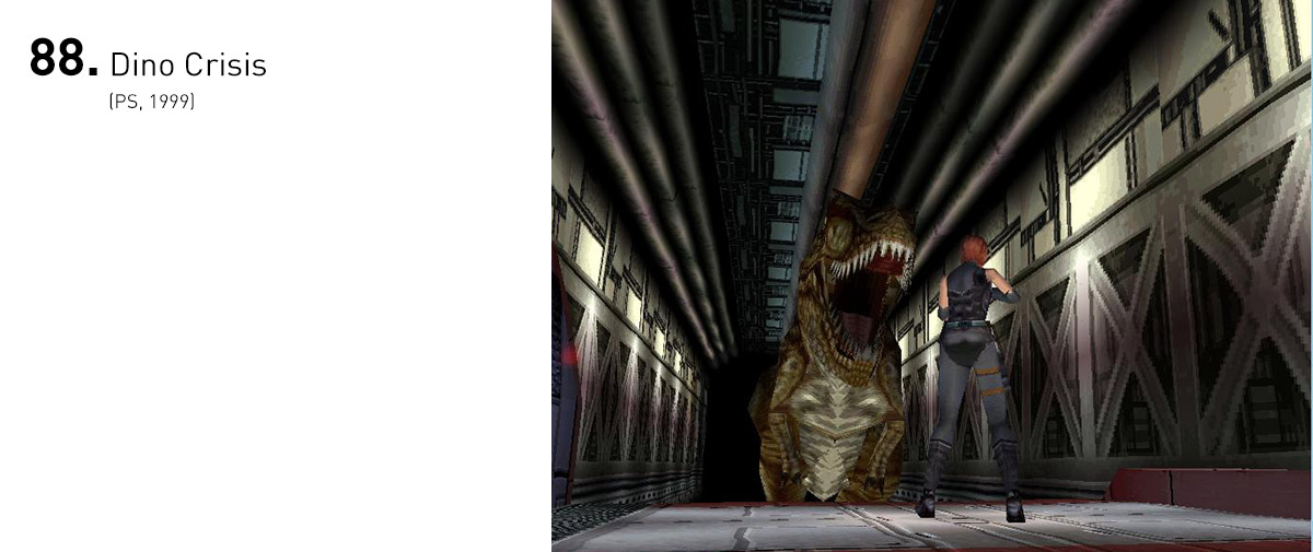  Ninguém imaginava que uma nova roupagem de Resident Evil poderia dar tão certo. Dino Crisis trazia momentos legitimamente desesperadores. 