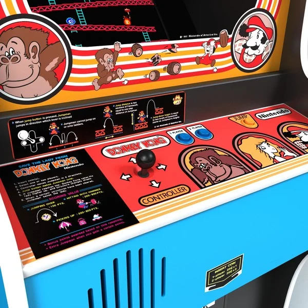 O arcade original de Donkey Kong foi lançado pela Nintendo em 1981