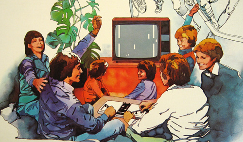 Detalhe da caixa do Magnavox Odyssey 200 (crédito: pongmuseum.com )