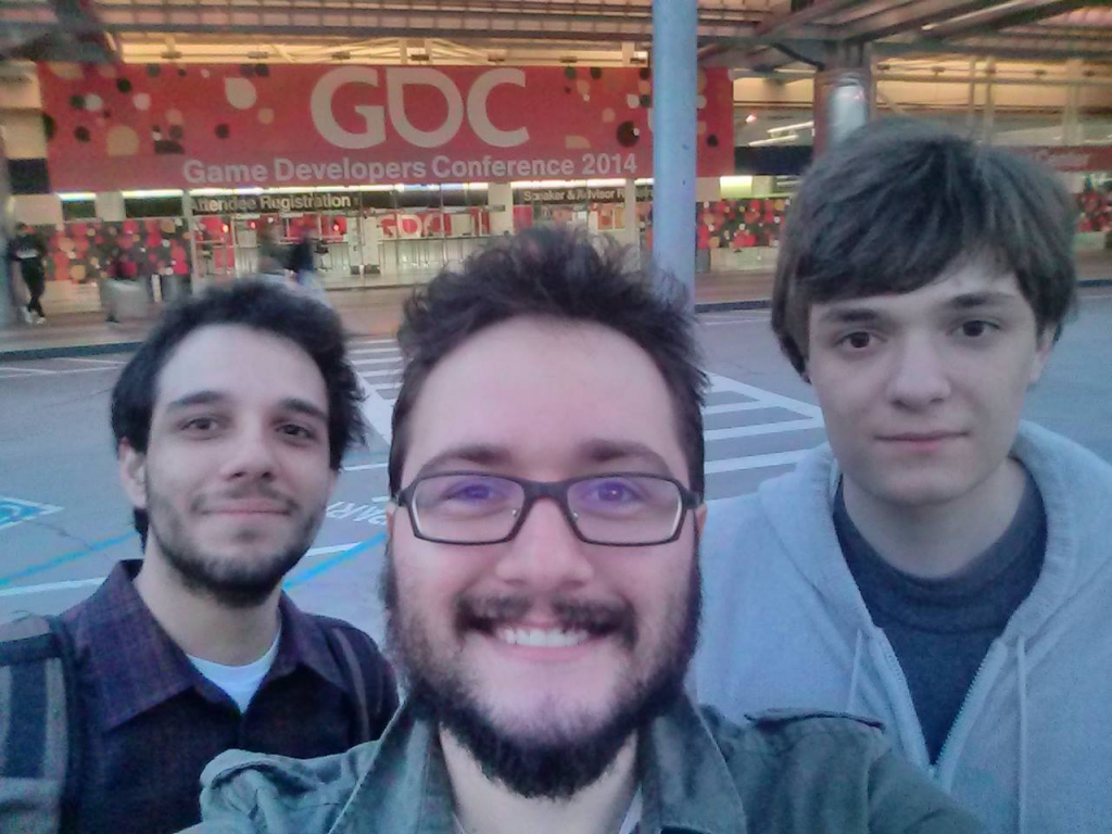 Da esquerda para a direita: Henrique Caprino, Rodrigo Zangelmi e Henrique Lorenzi