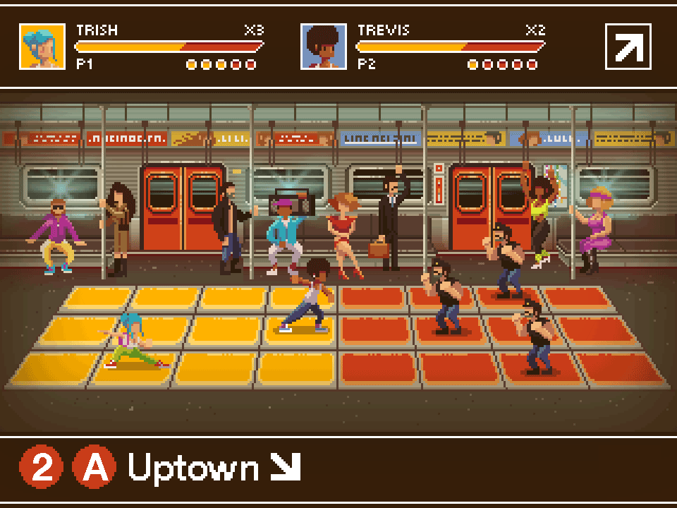 Inicialmente Metroclash traria movimentação de personagens baseada em grade e seria ambientado em Nova York nos anos 80