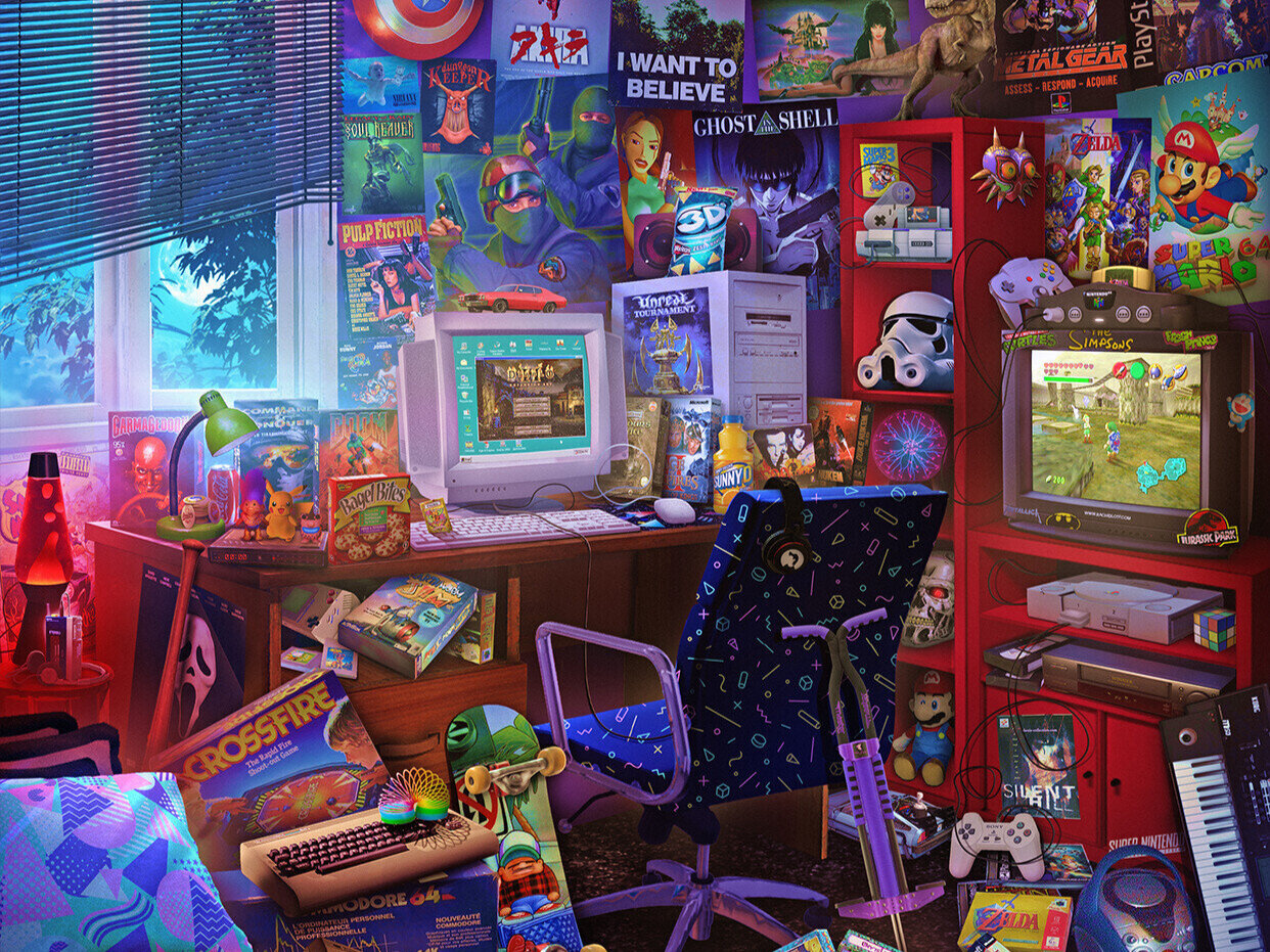 Habitación Retro Gaming NeoGVX
