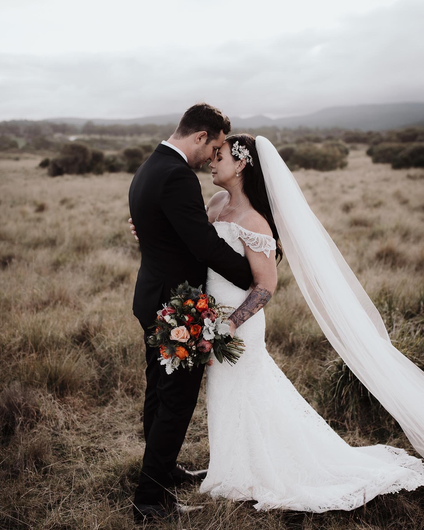 Ryan + Jocelyn 🧳 East Coast escapees. You&rsquo;re not invited.

Venue - @thaliahaven 
Celebrant - Wendy Francis
Dress - @luvbridal 
Florals - @botanicalhobart 
Make Up - @makeupandhairstyling_