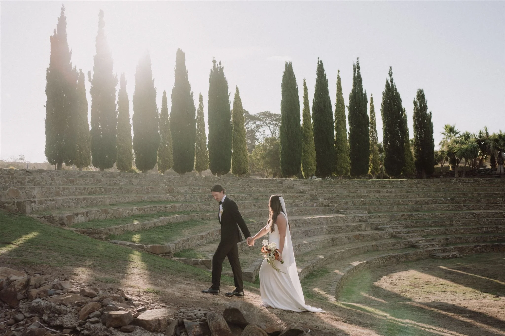 wedding couple at piermont retreat