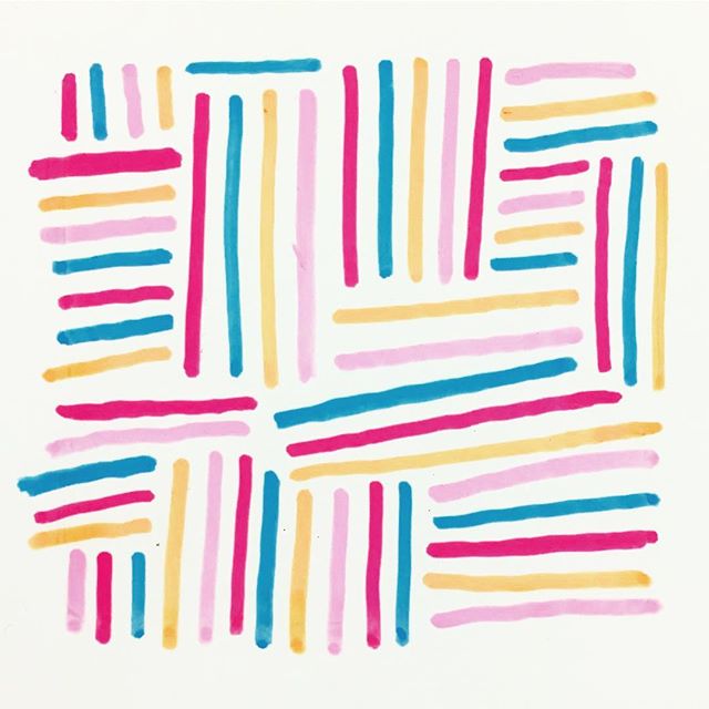 ☀️ Good morning! ☀️
.
.
.
#patterndesign #posca #poscapens #stripes #rainbowstripes #surfacedesign #brightcolors #inmysketchbook #doodleoftheday