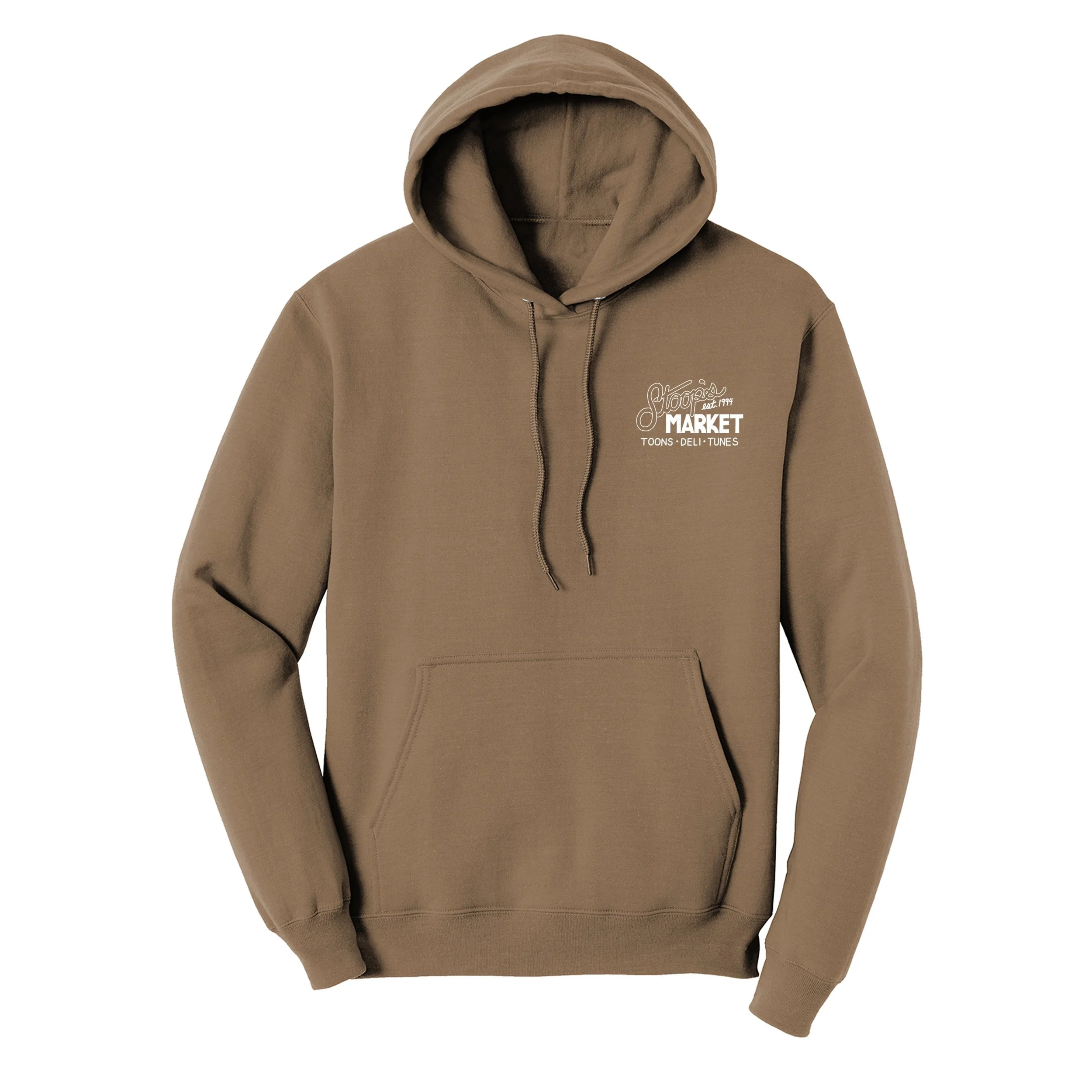 STOOP'S MARKET HOODIE (BROWN)