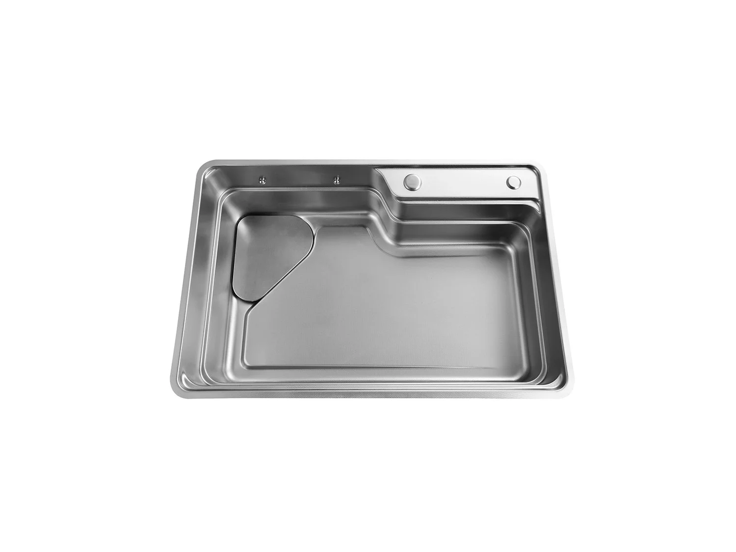YASUMI Single Bowl Multi-Functional Stainless Steel Sink (E-7549SS) – 750 x 490mm