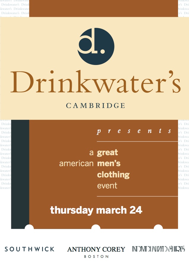 Trunk Show Southwick Anthony Corey Individualized Shirts Drinkwater S Cambridge