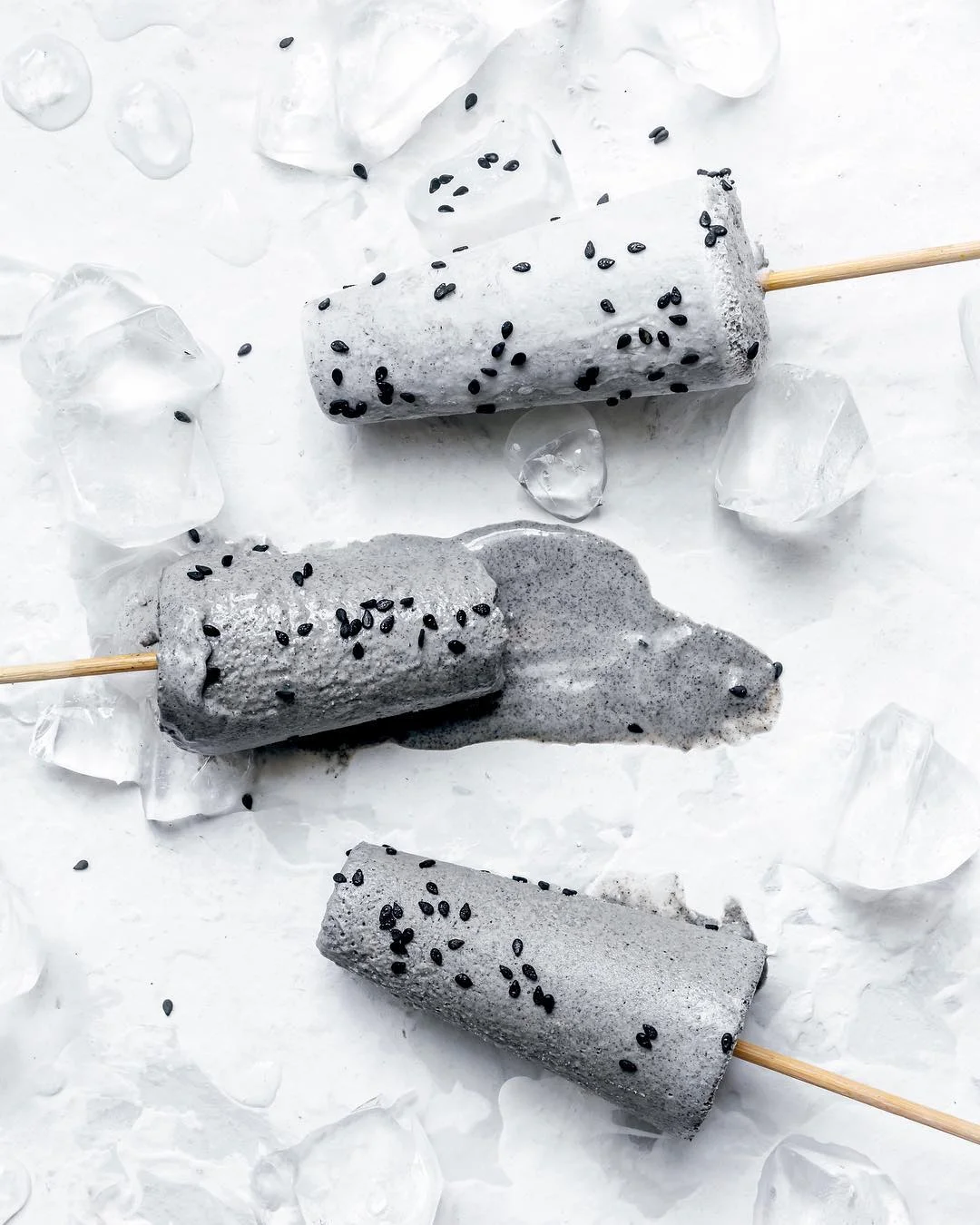 Black Sesame Popsicles