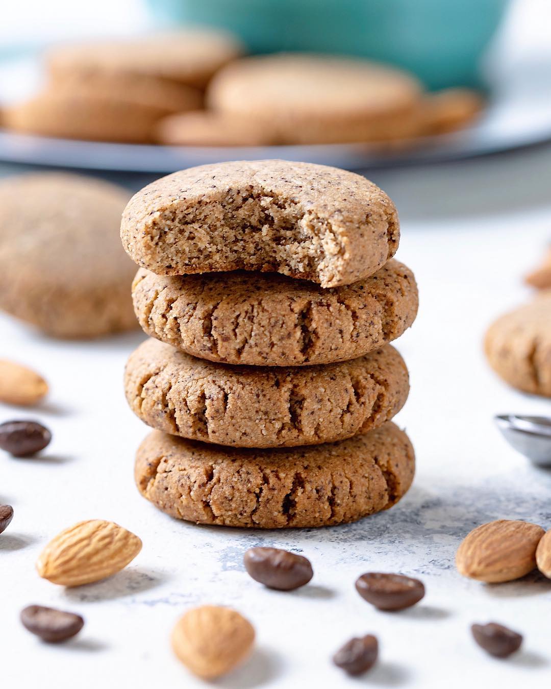 Coffee Almond Cookies
