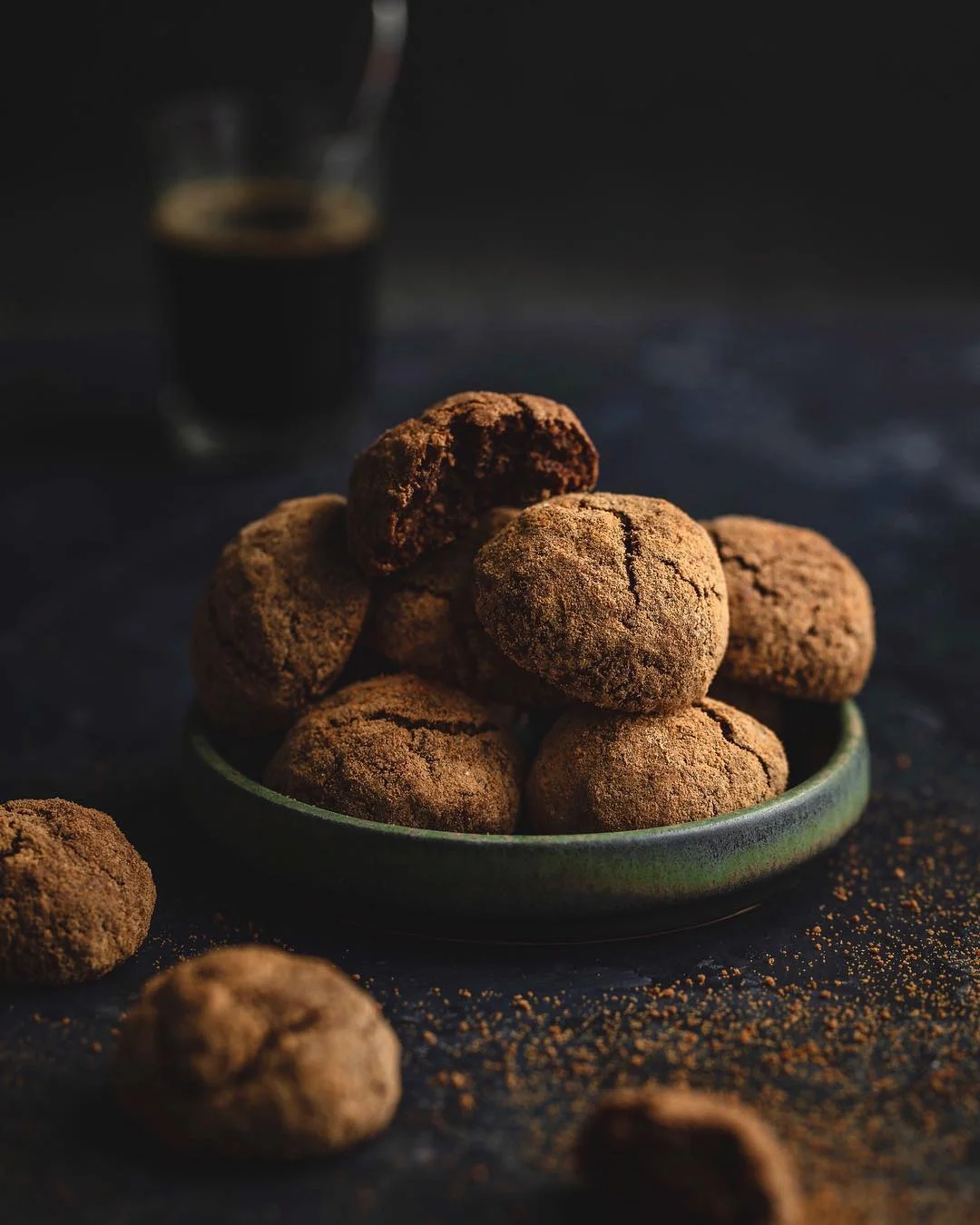 Chocolate Orange Amaretti Cookies
