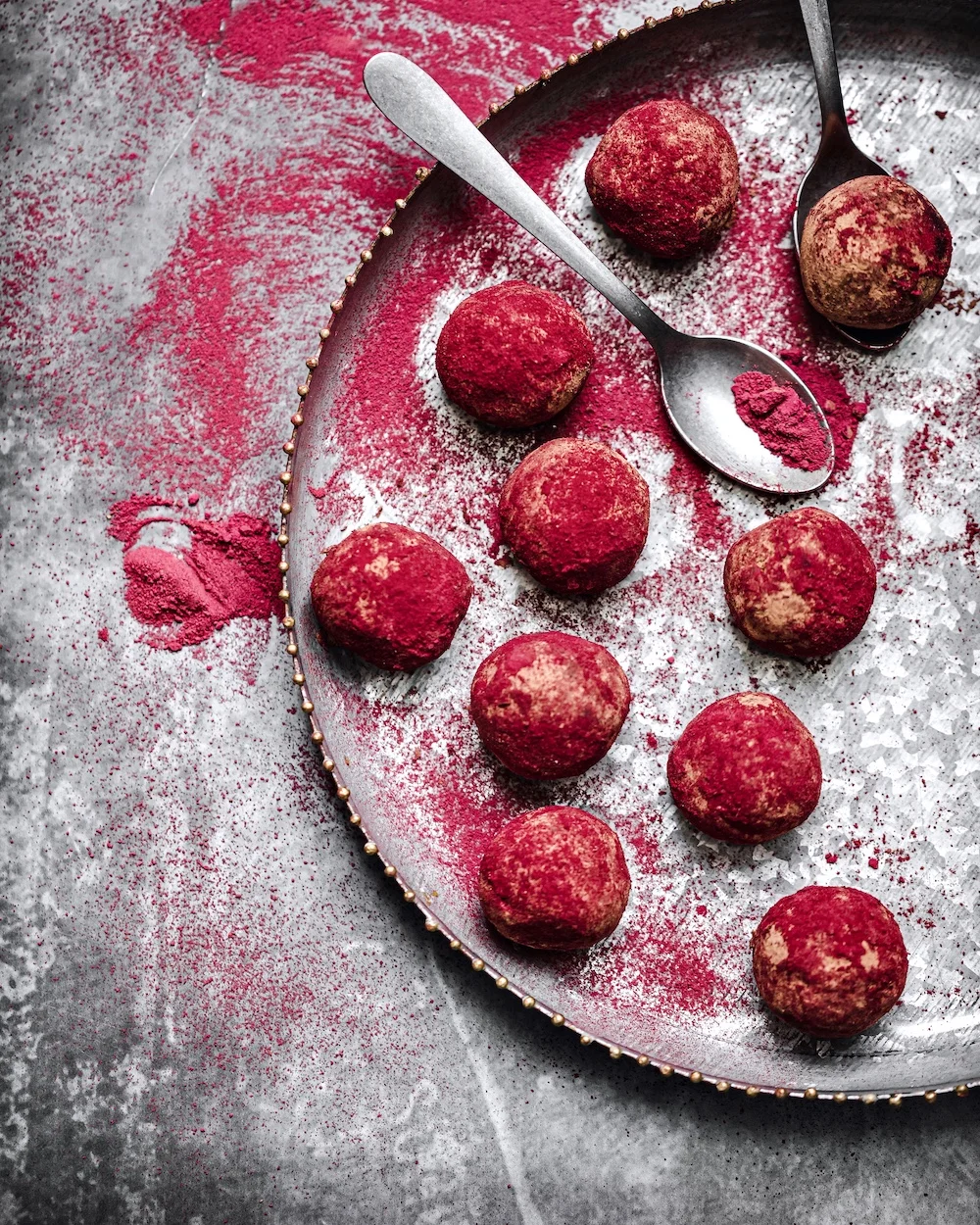 Beetroot and Cocoa Bliss Balls