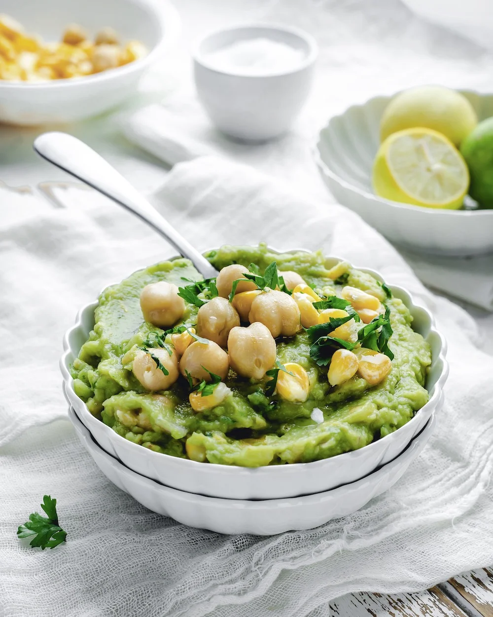 Avocado, Chickpea and Corn Salad