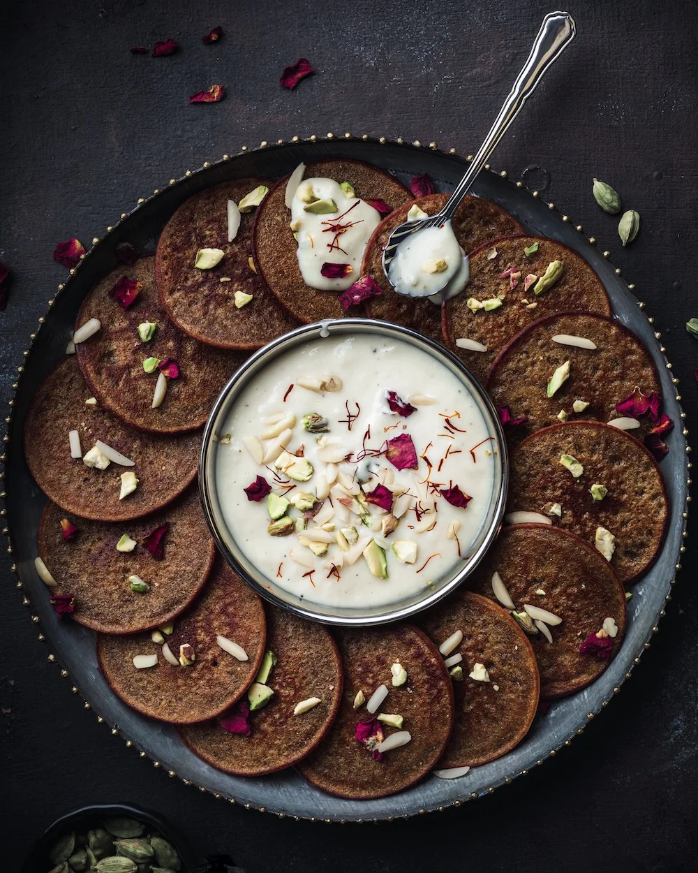 Gur Ka Pooda with Rabri