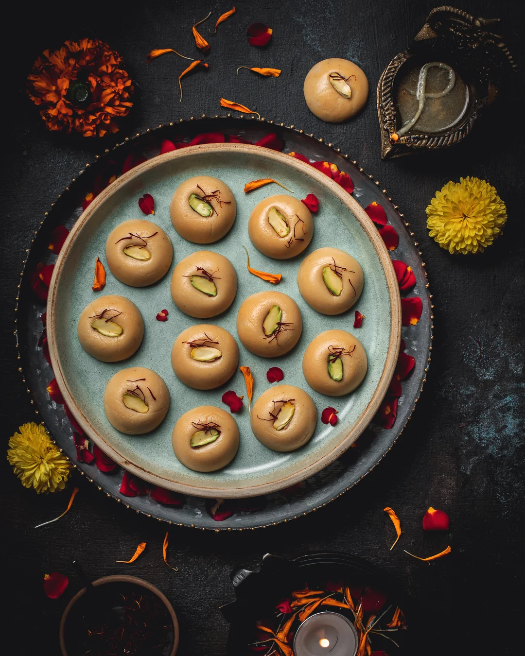 Instant Milk Pedas (Easy Milk Fudge)