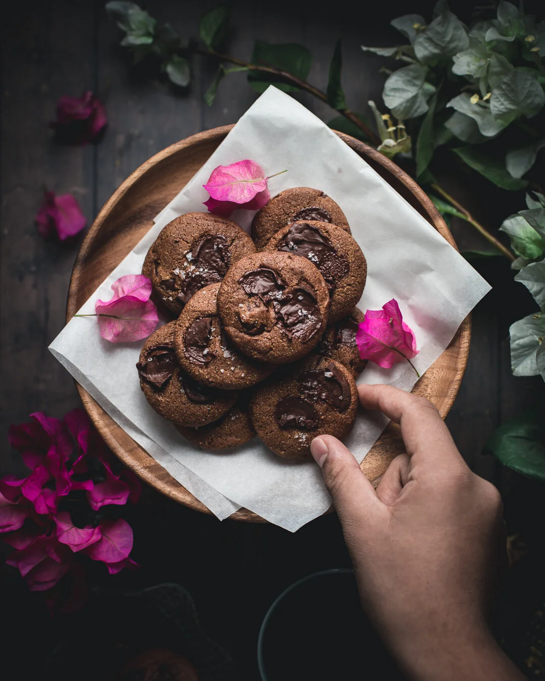 Triple Ginger Chocolate Chunk Cookies