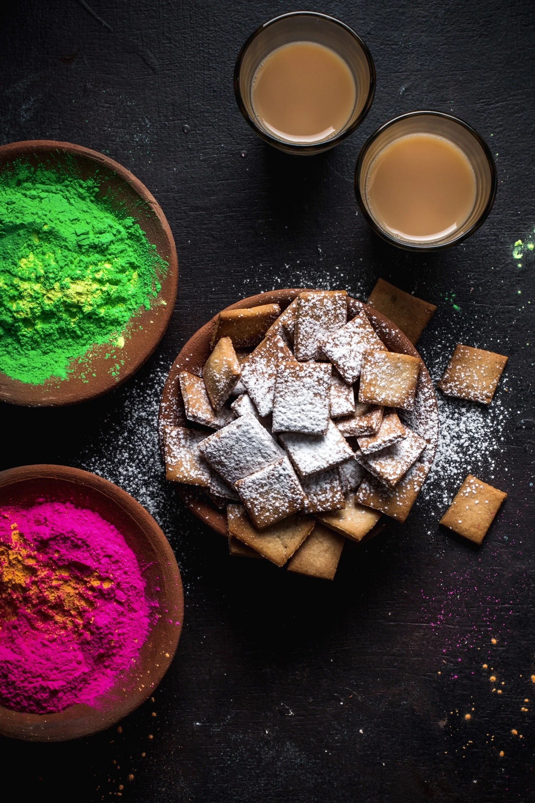 Baked Whole Wheat Pastry Bites (Shakkar Pare)