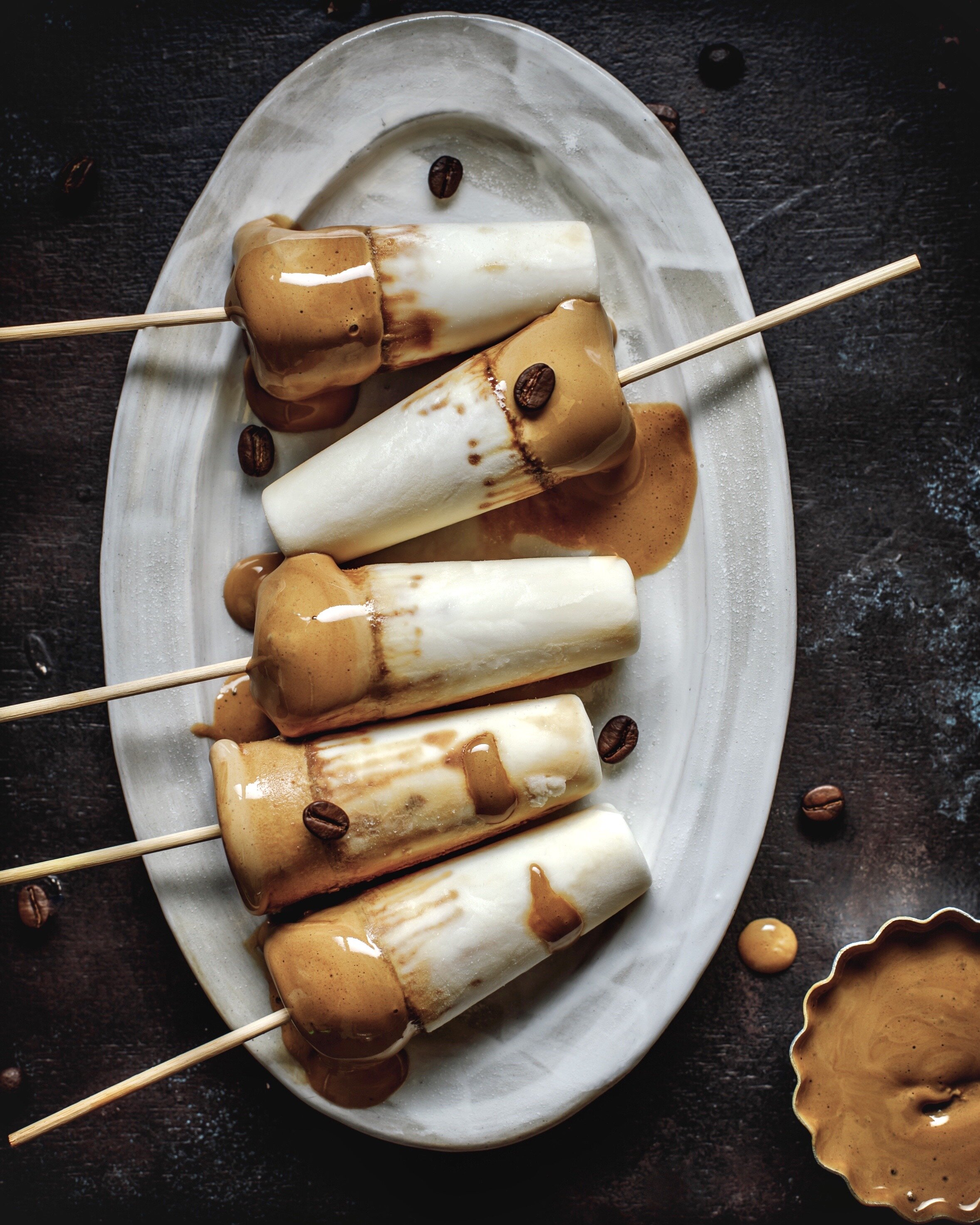 Dalgona Coffee Popsicles