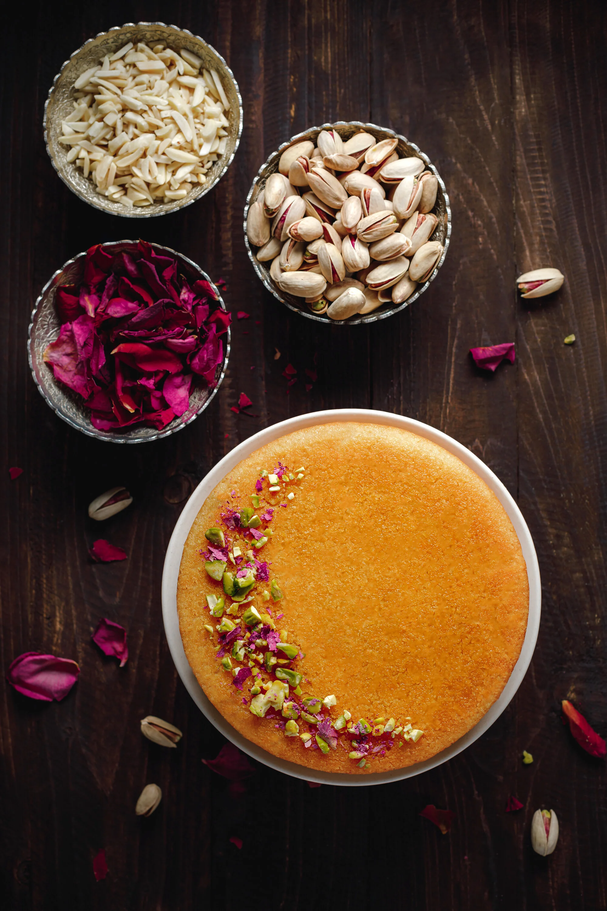 Eggless Semolina Cake (Basbousa)