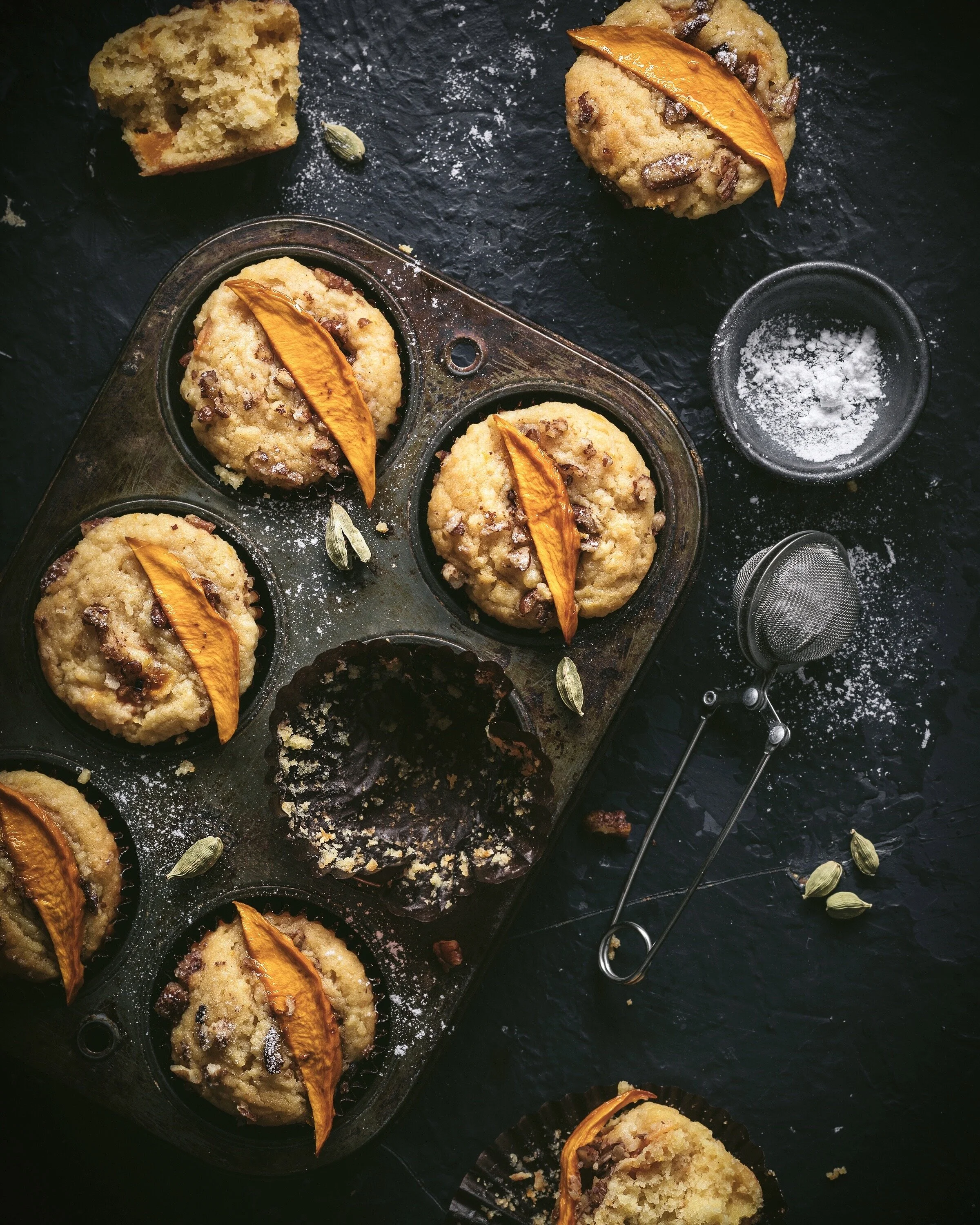 Mango Ricotta Muffins