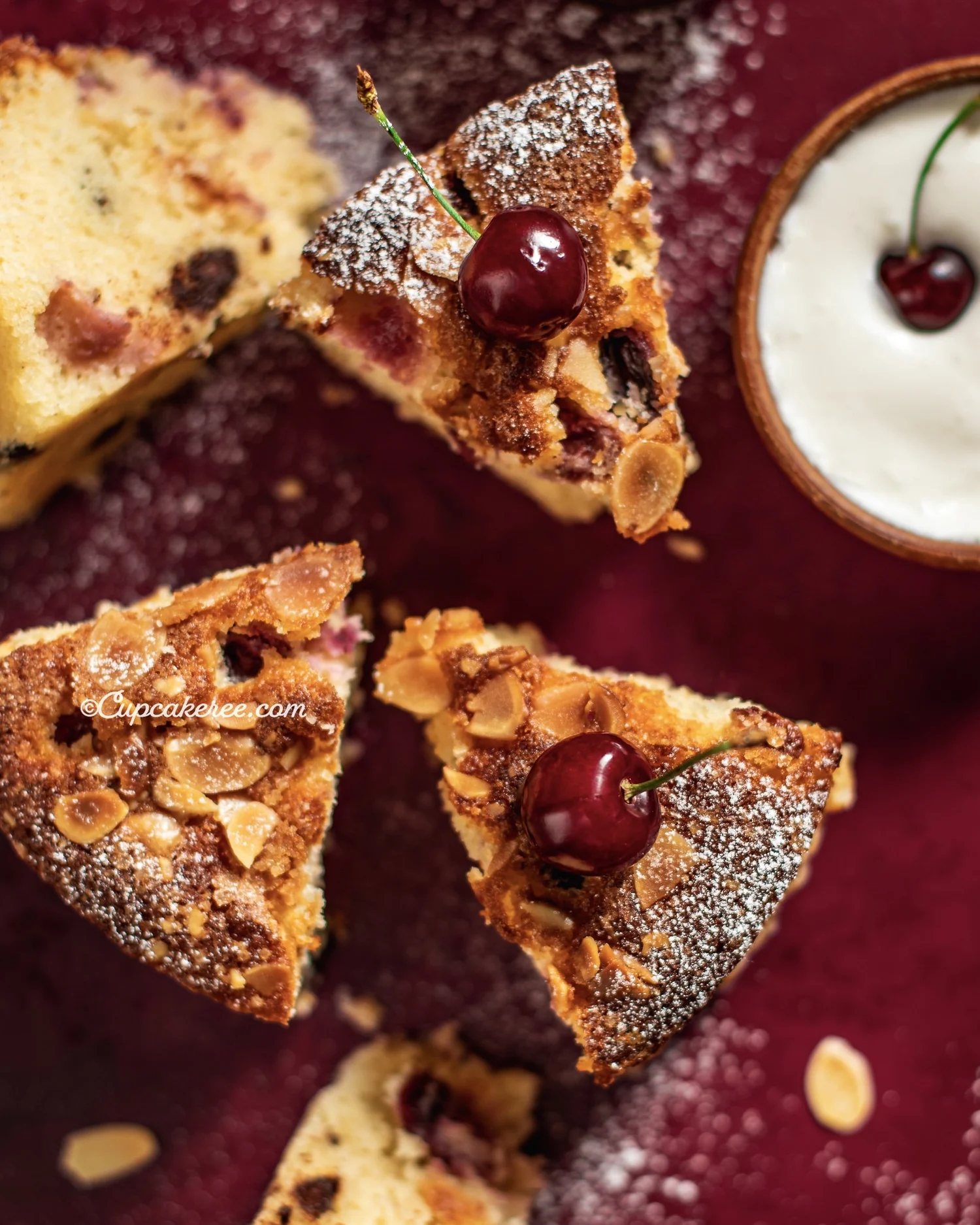 Cherry Almond Pound Cake — Cupcakeree