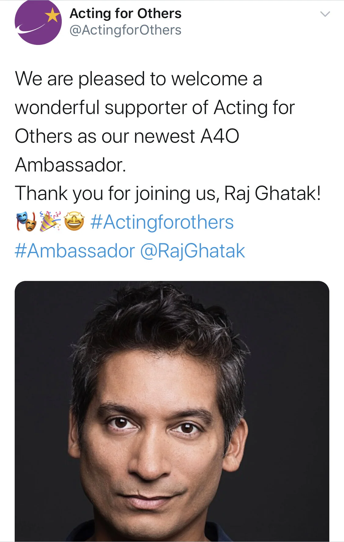 Becoming An Ambassador For Acting For Others 