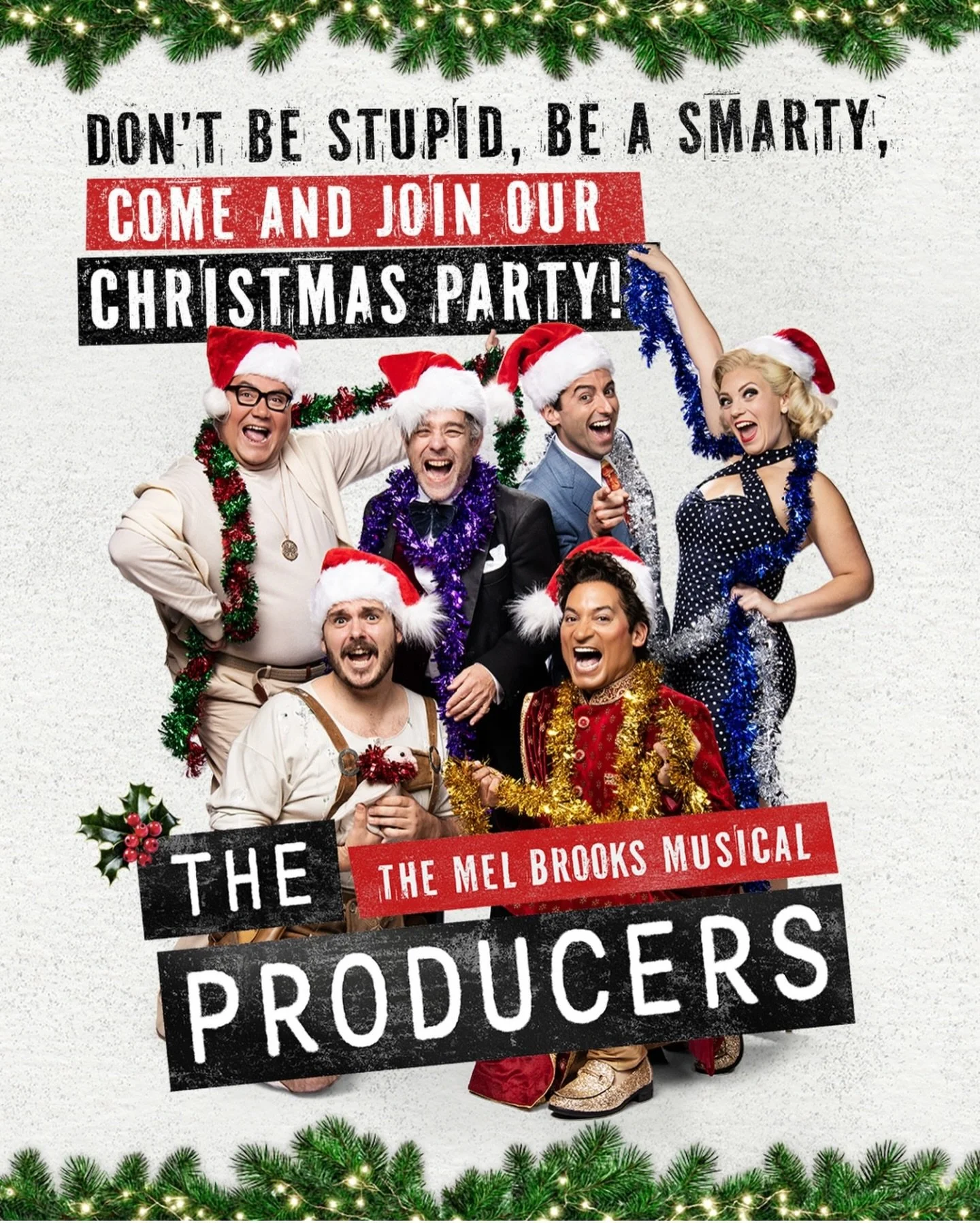 What a wonderful bunch. So much love for this lot. Come and see us at The Garrick Theatre over the festive period innit. 🤎

@theproducerslondon