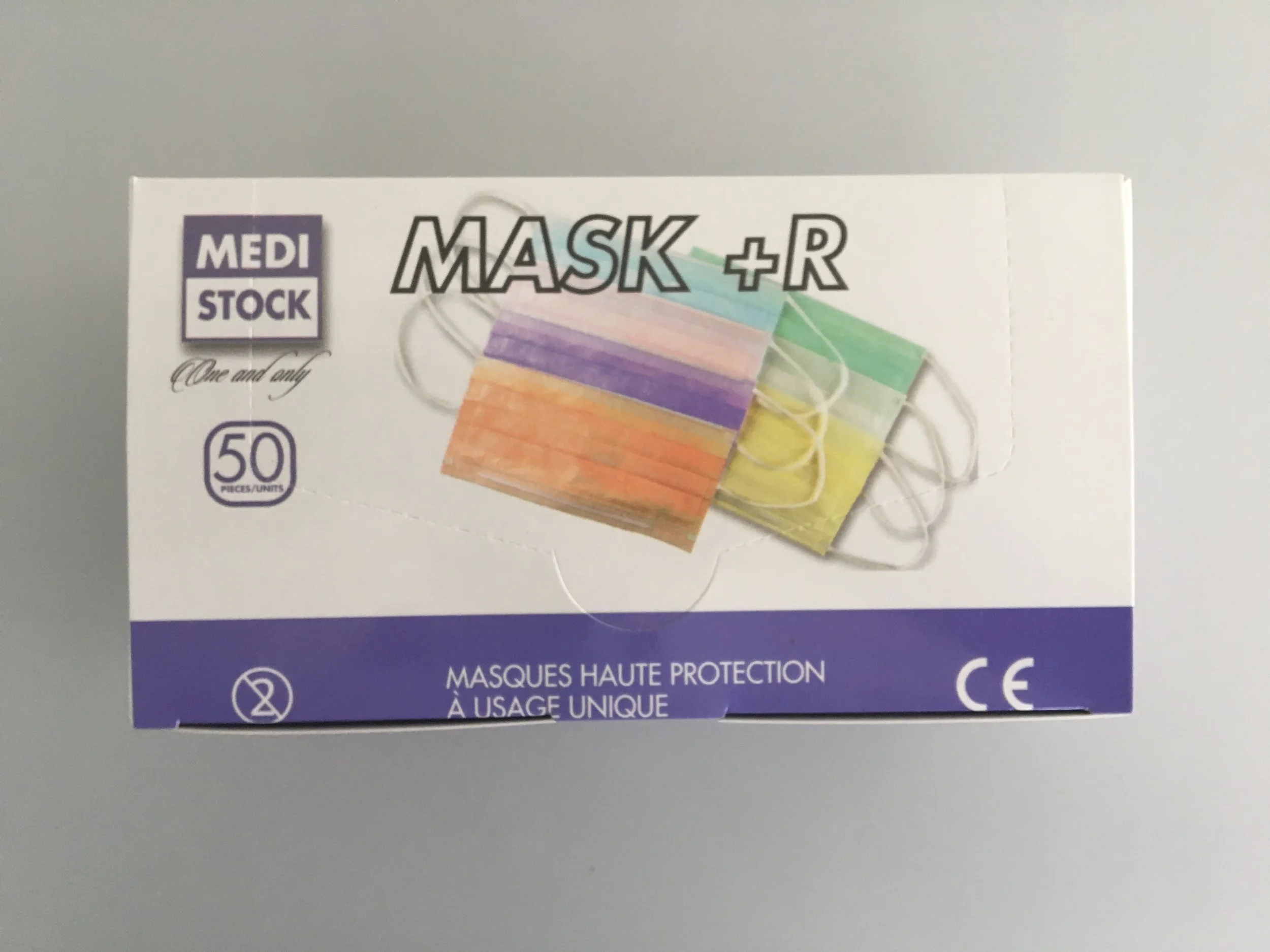 Masque élastique bleu