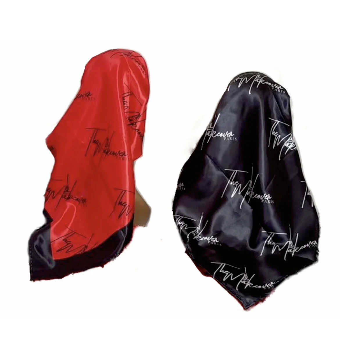 Square Logo Satin Scarf