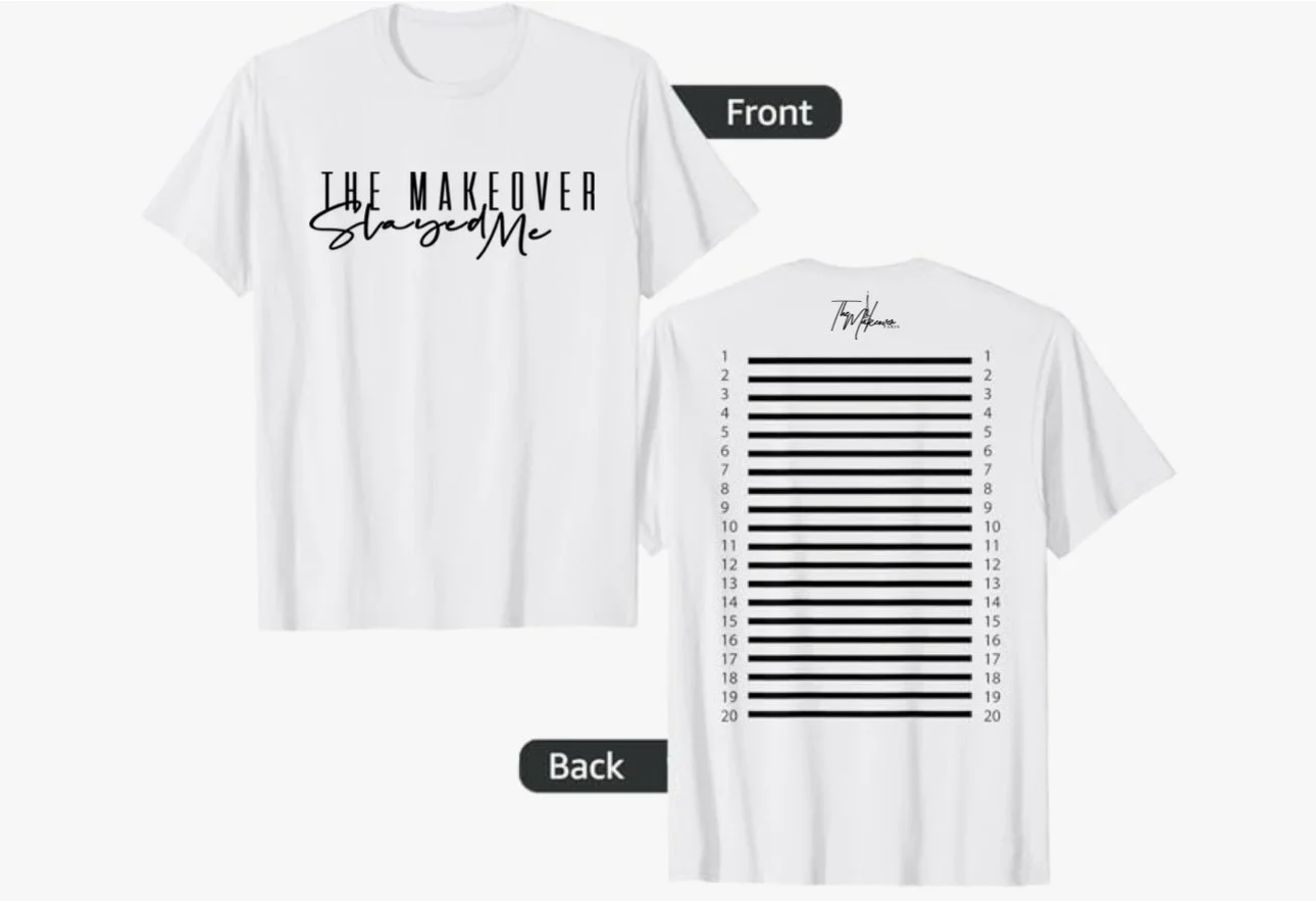 TheMakeover Length Tracker T-Shirt