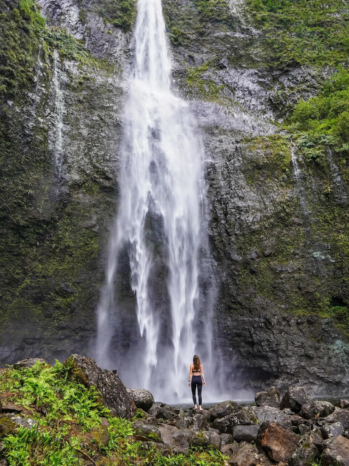 Hanakapiʻai Falls: come for the views, stay for the adventure. Somewhere between slip-sliding around jungle roots and chasing my boot downstream during one of the 6 river crossings, I fell in love with this hike.

Once you reach the falls, you&rsquo;
